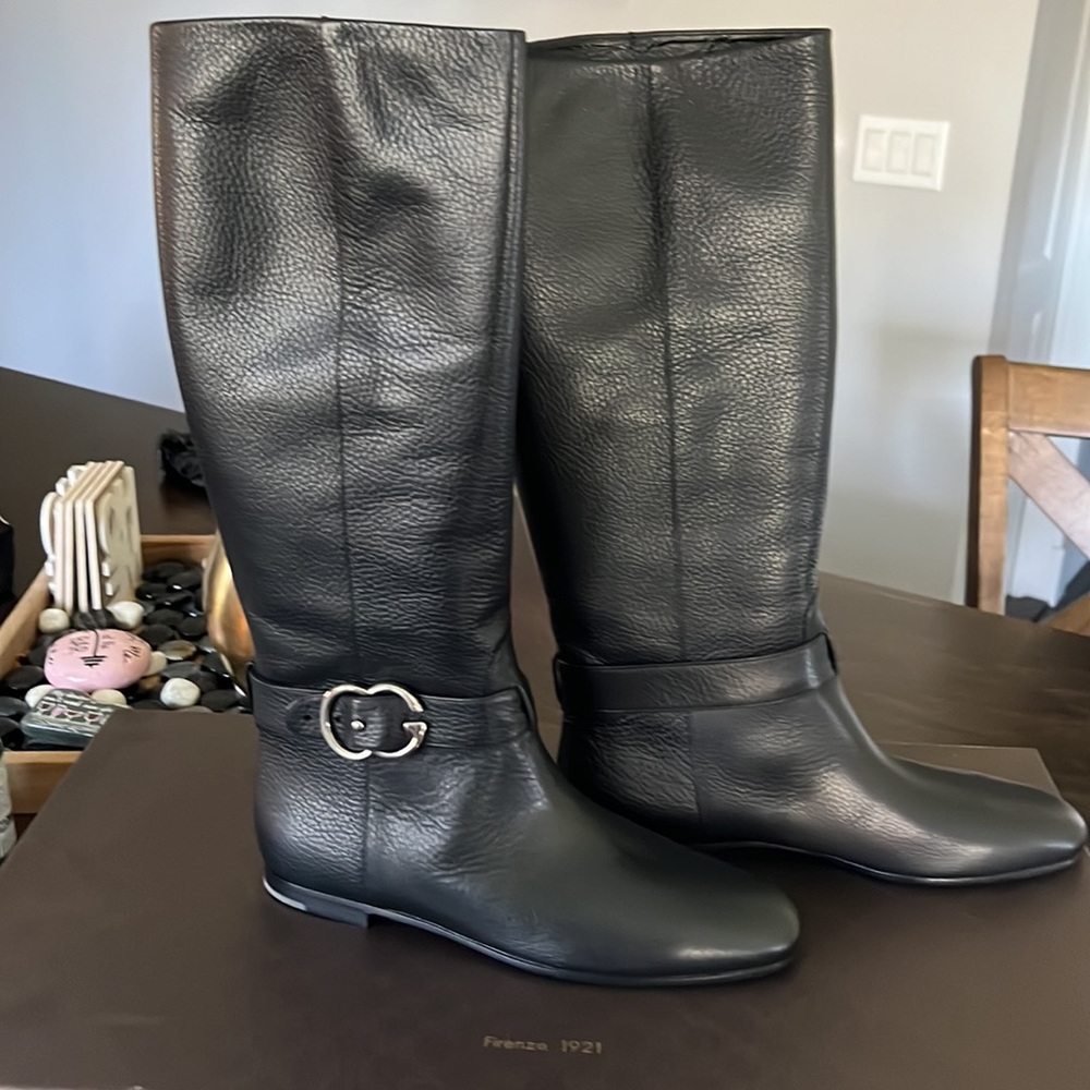 Gucci Black Boots. New!!